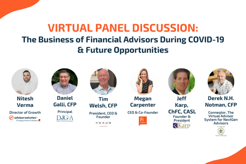 The Business of Financial Advisors During COVID-19 & Future Opportunities