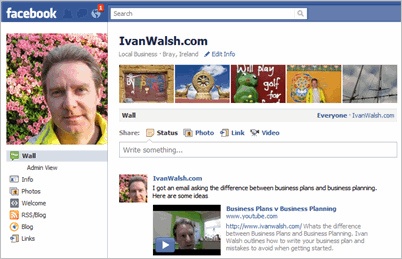 Facebook Page example