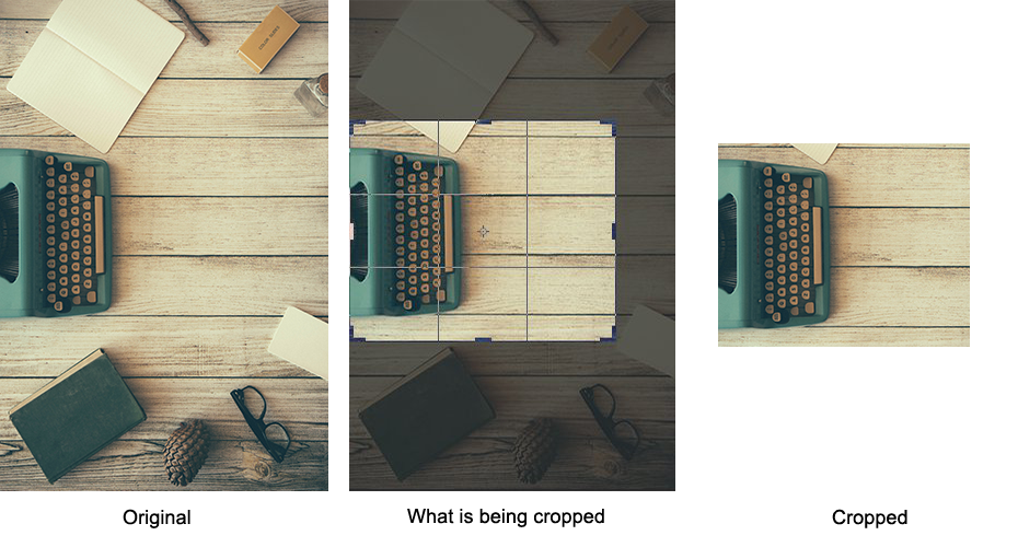 cropping images