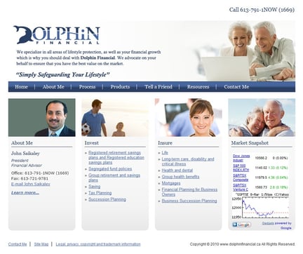 Dolphin Financial website sample