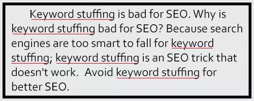 Keyword Stuffing Example