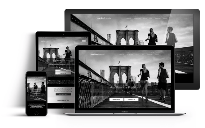 advisor websites responsive design for websites