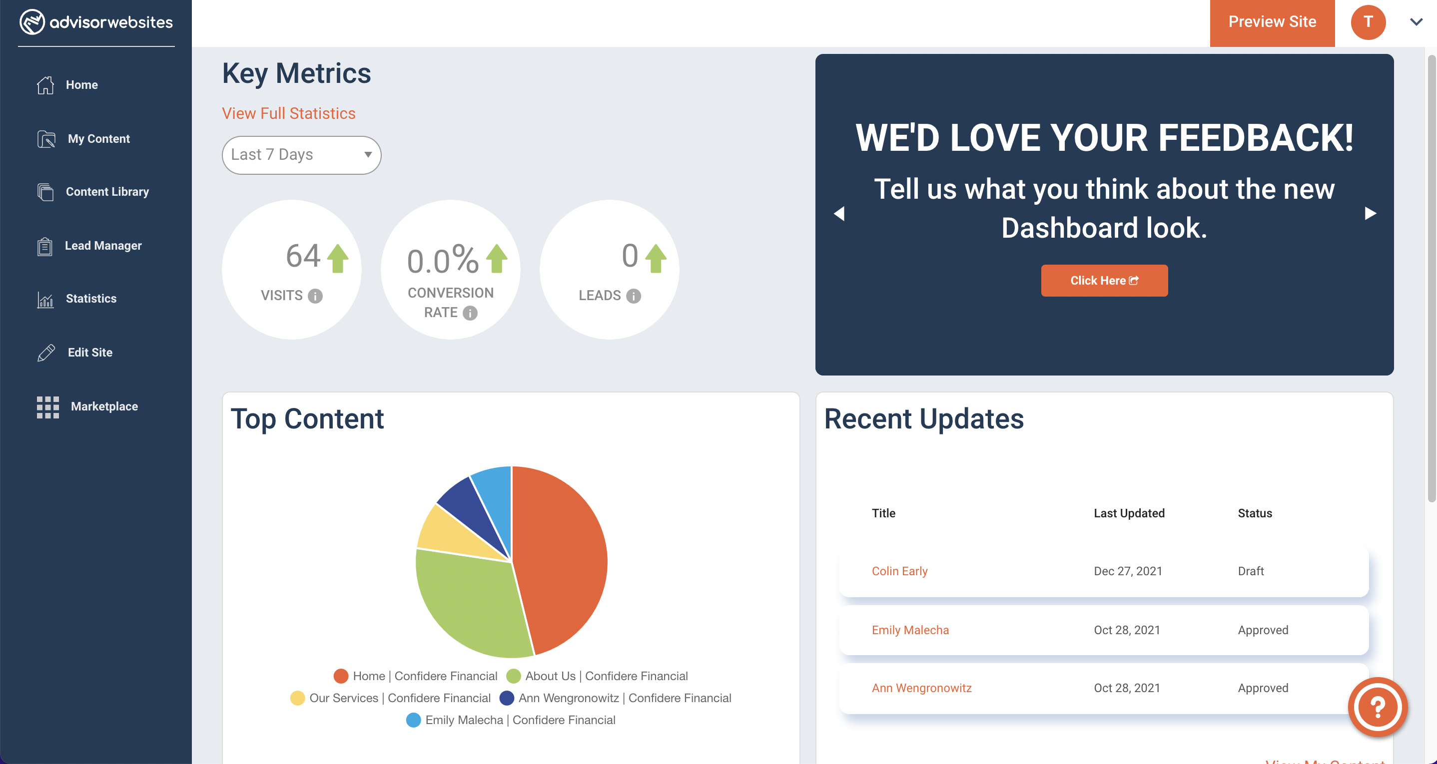 Advisor Websites - Force Platform